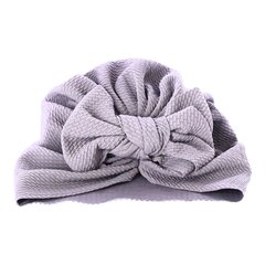 Baby Turban tüdrukule, hall HD-81768 цена и информация | Шапки, перчатки, шарфы для девочек | kaup24.ee