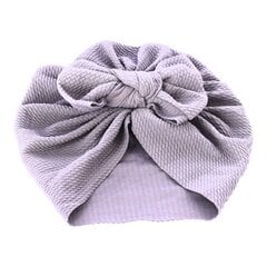 Baby Turban tüdrukule, hall HD-81768 цена и информация | Шапки, перчатки, шарфы для девочек | kaup24.ee