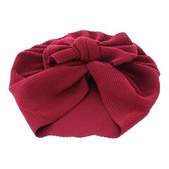 Baby Turban tüdrukule, burgundia HD-81769 цена и информация | Шапки, перчатки, шарфы для девочек | kaup24.ee