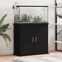 Akvaariumi alus vidaXL, must, 81x36x73 cm цена и информация | Аквариумы и оборудование | kaup24.ee