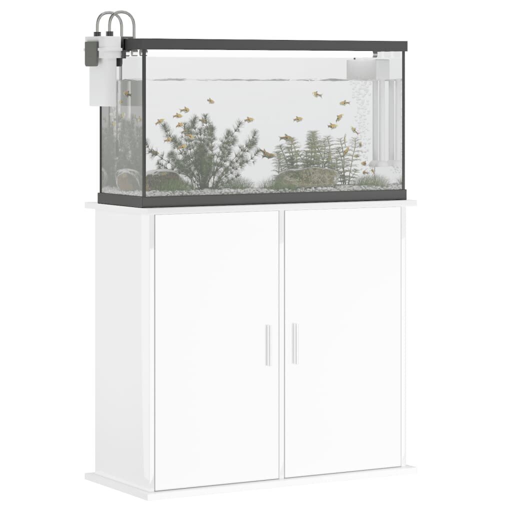 Akvaariumi alus vidaXL, valge, 81x36x73 cm hind ja info | Akvaariumid ja seadmed | kaup24.ee