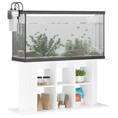 Akvaariumi alus vidaXL, valge, 120x40x60 cm hind ja info | Akvaariumid ja seadmed | kaup24.ee