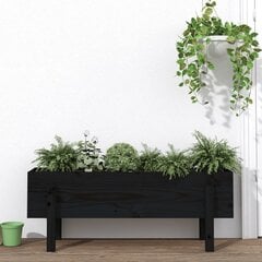 Taimekast vidaXL, 101x30x38cm, must цена и информация | Ящики для цветов | kaup24.ee