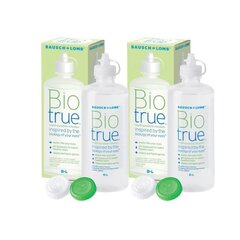 Kontaktläätsede hooldusvedelik Biotrue 300ml, 2 tk hind ja info | Läätsevedelikud | kaup24.ee