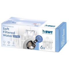 BWT veefilterkann 814560 6-pakk Soft Filtered Water EXTRA hind ja info | Filterkannud ja filtrid | kaup24.ee