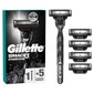 Raseerimispead Gillette Mach3 Charcoal 5tk + käepide цена и информация | Raseerimisvahendid | kaup24.ee