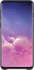 Черный кожаный чехол EF-VG973LBE для Samsung G973 Galaxy S10 (пакет ЕС) цена и информация | Чехлы для телефонов | kaup24.ee