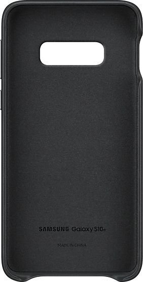 Tagakaaned Samsung       Galaxy S10e Leather Cover EF-VG970LBEGWW    Black цена и информация | Telefoni kaaned, ümbrised | kaup24.ee