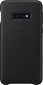 Tagakaaned Samsung       Galaxy S10e Leather Cover EF-VG970LBEGWW    Black цена и информация | Telefoni kaaned, ümbrised | kaup24.ee