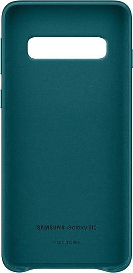 EF-VG973LGE Samsung Leather Cover Green for G973 Galaxy S10 цена и информация | Telefoni kaaned, ümbrised | kaup24.ee