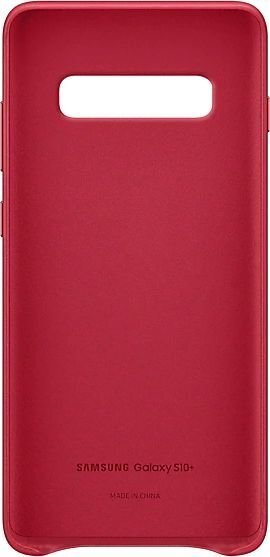EF-VG975LRE Samsungi nahkkate, punane G975 Galaxy S10 Plus jaoks цена и информация | Telefoni kaaned, ümbrised | kaup24.ee