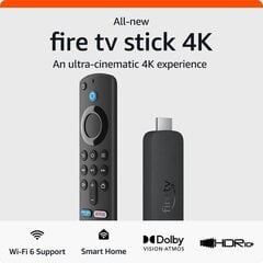 Amazon Fire TV Stick 4K, поколение 2, 2023 г. цена и информация | Аксессуары для Smart TV | kaup24.ee