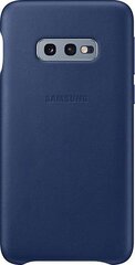 Samsung EF-VG970LNE Оригинальный Кожаный задний чехол-крышка для Galaxy S10e (G970) Синий цена и информация | Чехлы для телефонов | kaup24.ee