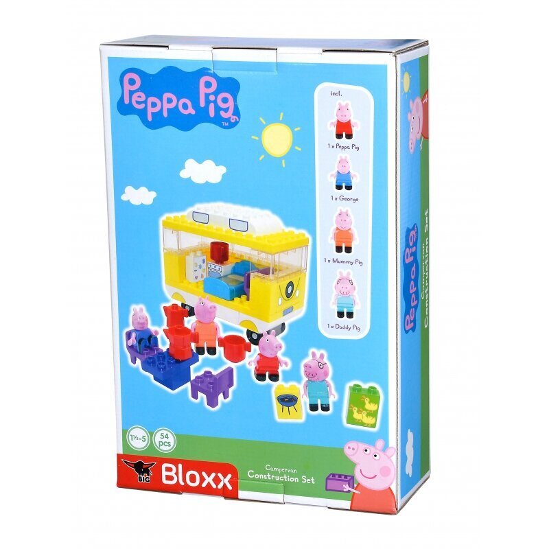 Klotsid Big Bloxx Peppa Pig Campervan + 4 figuuri 54 tk hind ja info | Klotsid ja konstruktorid | kaup24.ee