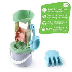 Набор для песка в ведре с катушкой WOOPIE GREEN, 9 шт. цена и информация | Игрушки для песка, воды, пляжа | kaup24.ee