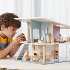 Деревянный кукольный домик, VIGA PolarB цена и информация | Игрушки для девочек | kaup24.ee