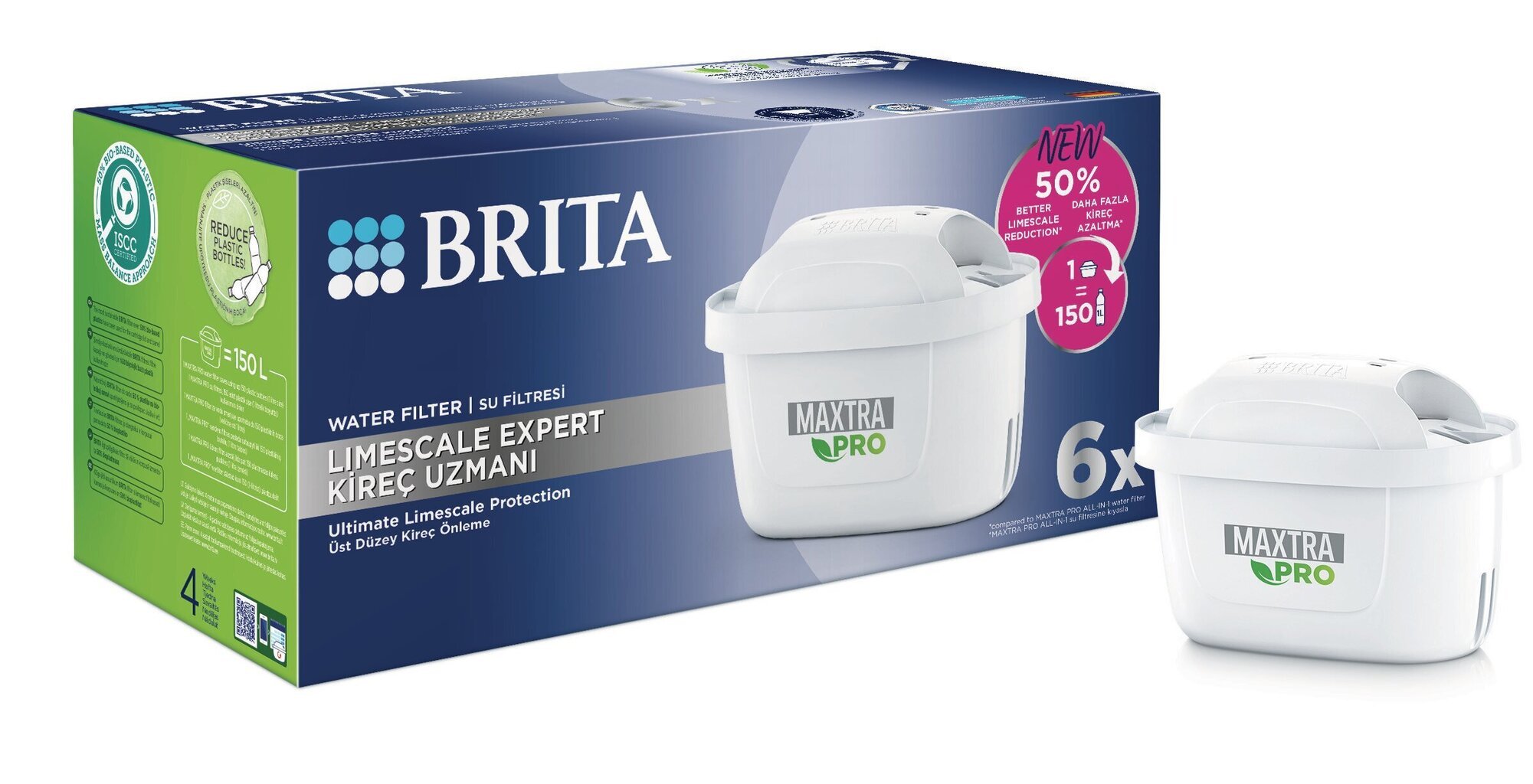 Brita MXpro Limescale Expert, 6 tk. hind ja info | Filterkannud ja filtrid | kaup24.ee