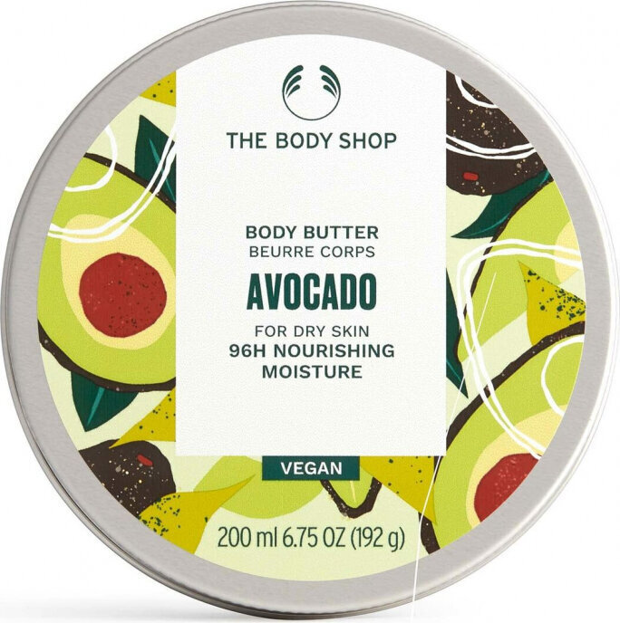 Kehavõi The Body Shop Body Butter Avocado, 200 ml цена и информация | Kehakreemid, kehaspreid | kaup24.ee