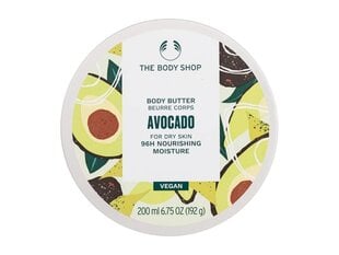 Kehavõi The Body Shop Body Butter Avocado, 200 ml hind ja info | Kehakreemid, kehaspreid | kaup24.ee