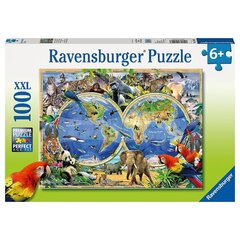 Пазл Ravensburger 100 деталей, Мир животных цена и информация | Пазлы | kaup24.ee