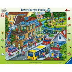 Пазл Ravensburger, большой 24 шт Наша деревня цена и информация | Пазлы | kaup24.ee