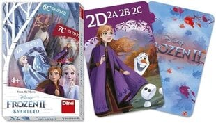 Dino mängukaardid Kvartett Frozen II цена и информация | Настольные игры, головоломки | kaup24.ee