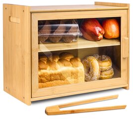 Бамбуковая хлебница цена и информация | Столовые и кухонные приборы | kaup24.ee