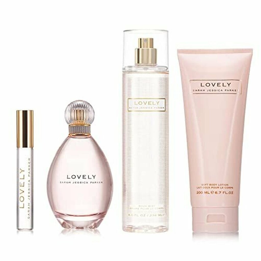 Naiste parfüümi komplekt Sarah Jessica Parker Lovely, 4 osa цена и информация | Naiste parfüümid | kaup24.ee