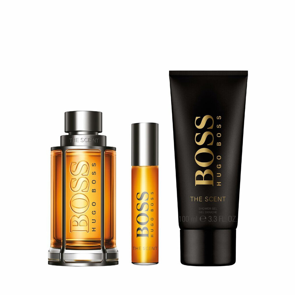 Komplekt Hugo Boss The Scent meestele: EDT, 100 ml + EDT, 10 ml + dušigeel, 100 ml hind ja info | Meeste parfüümid | kaup24.ee