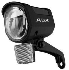 Eesmine jalgratta tuli ProX Canis LED 15Lux E-bike, must hind ja info | Jalgratta tuled ja helkurid | kaup24.ee