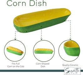 Kauss maisitõlvikule "Corn Cob" цена и информация | Посуда, тарелки, обеденные сервизы | kaup24.ee