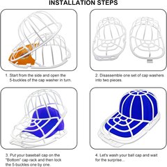 Держатель шапок для стирки, 2 шт. цена и информация | Cушилки для белья | kaup24.ee