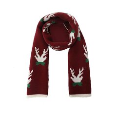 Sall "Merry Christmas", 180 x 35cm, punane цена и информация | Женские шарфы, платки | kaup24.ee