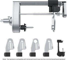 Spiraalne juurviljalõikaja "Bestand" kinnitus köögikombaini külge цена и информация | Столовые и кухонные приборы | kaup24.ee