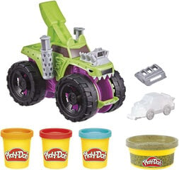 Ciastoline Play Doh Monster Truck komplekt + tarvikud цена и информация | Развивающий мелкую моторику - кинетический песок KeyCraft NV215 (80 г) детям от 3+ лет, бежевый | kaup24.ee