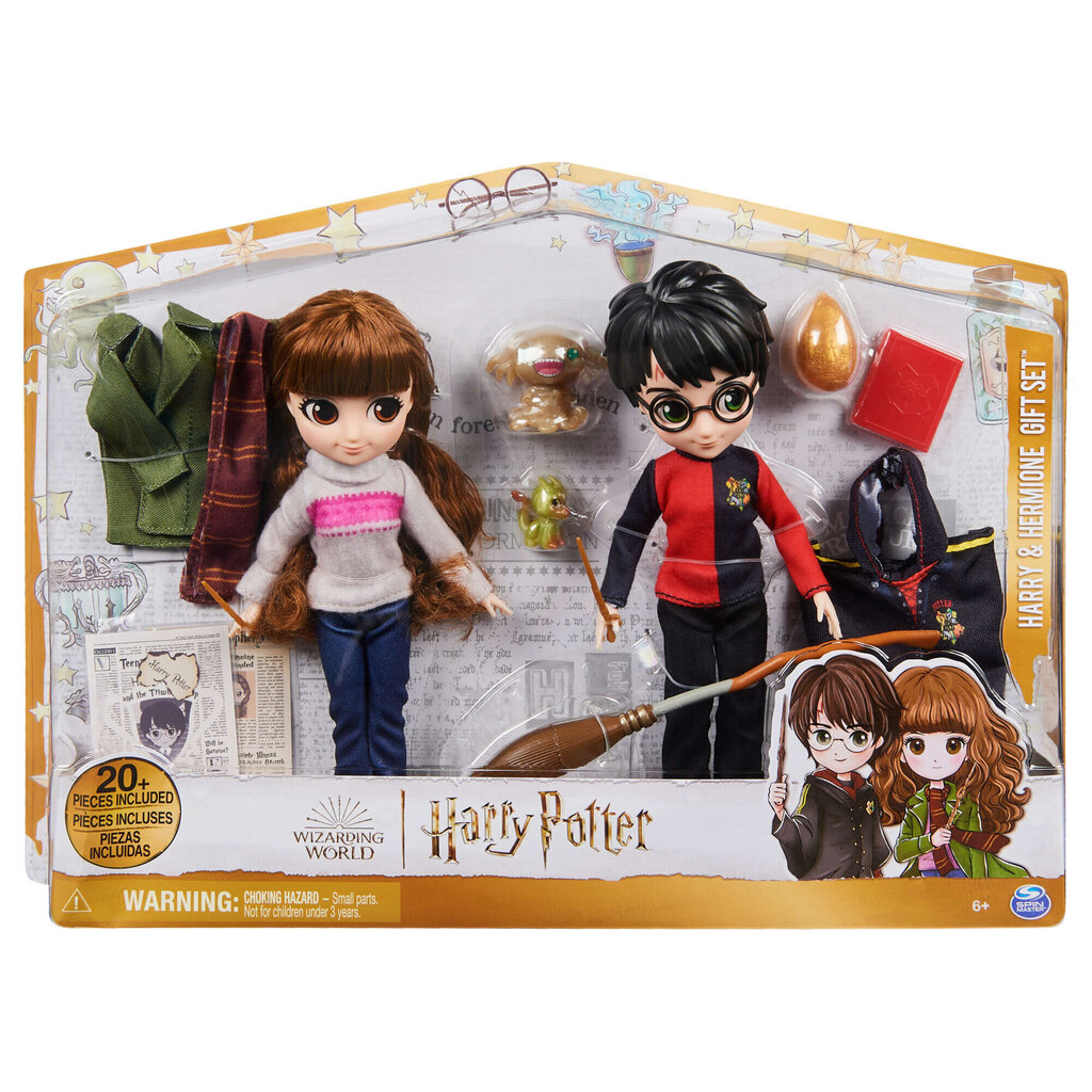 Komplekt Harry Potter ja Hermione + aksessuaarid цена и информация | Tüdrukute mänguasjad | kaup24.ee