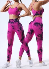 Kaheosaline spordikomplekt NewYou ActiveFit, roosa ja must цена и информация | Спортивная одежда для женщин | kaup24.ee