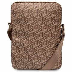 Guess Bag GUTB10HGCFSEW 10" brown|brown GCube Stripe Tablet Bag GUE002892-0 цена и информация | Женские сумки | kaup24.ee