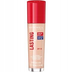 Rimmel London Lasting Finish 25hr SPF20 jumestuskreem 30 ml, 010 Light Porcelain hind ja info | Jumestuskreemid, puudrid | kaup24.ee