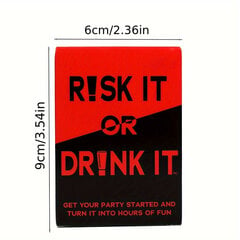 Kaardimäng Risk It Or Drink It hind ja info | Erootilised kingitused ja suveniirid | kaup24.ee