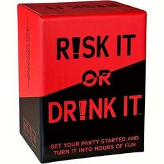 Kaardimäng Risk It Or Drink It hind ja info | Erootilised kingitused ja suveniirid | kaup24.ee
