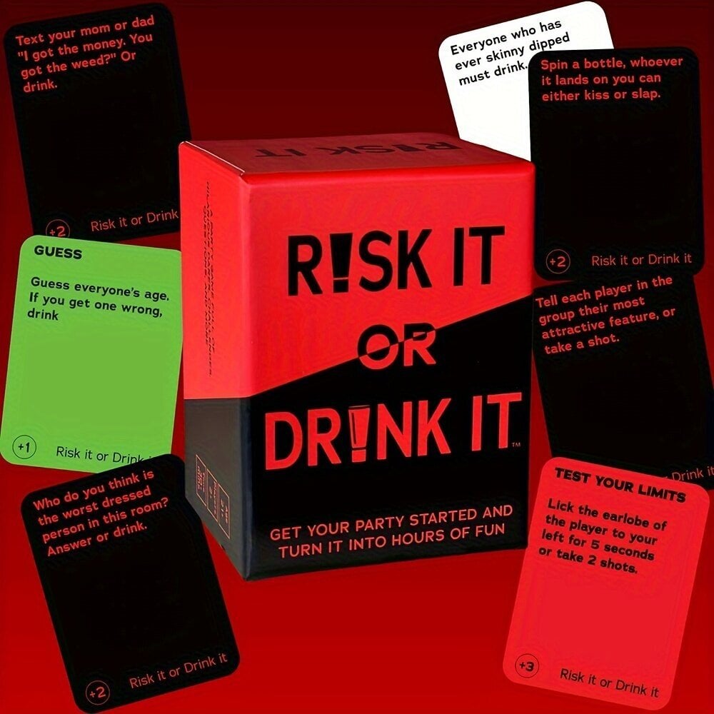 Kaardimäng Risk It Or Drink It цена | kaup24.ee