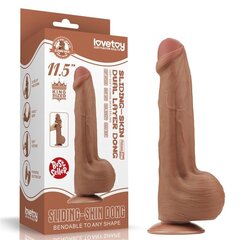 King 11.5 Lovetoy Sliding Skin Dual Layer Penise simulaator hind ja info | Dildod | kaup24.ee