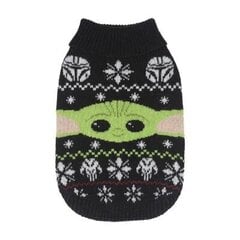 Kampsun koertele Dog sweater knitted The Mandalorian, must hind ja info | Riided koertele | kaup24.ee