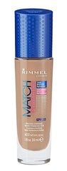 Jumestuskreem Rimmel London Macth & Perfection 30 ml, Nr.400 Natural Beige hind ja info | Jumestuskreemid, puudrid | kaup24.ee