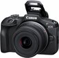 Canon EOS R100 + Canon RF-S 18-45mm f/4.5-6.3 IS STM + Canon RF-S 55-210mm f/5-7.1 IS STM цена и информация | Fotoaparaadid | kaup24.ee