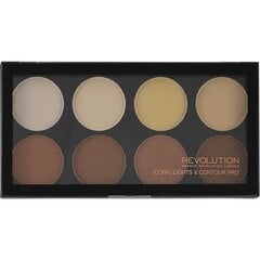 Kontuurimispalett Makeup Revolution London Ultra 13 g, 02 цена и информация | Пудры, базы под макияж | kaup24.ee