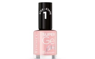 Rimmel London Super Gel By Kate STEP1 küünelakk 12 ml, 021 New Romantic hind ja info | Küünelakid, küünetugevdajad | kaup24.ee