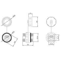 Techly RJ45 Cat6a pistik, varjestatud, IP68 kaitsega hind ja info | Valvesüsteemid, kontrollerid | kaup24.ee