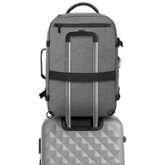 Рюкзак Manhattan, 17,3", серый, 40 л, для путешествий самолетом, прочный цена и информация | Компьютерные сумки | kaup24.ee